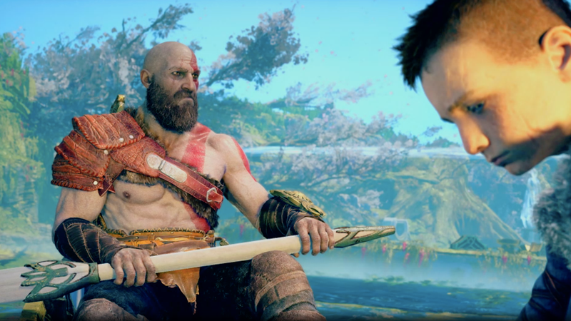 God of War’s combat is great, but so are its moments of father telling son short fables while paddling a boat.